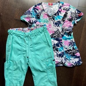 Koi Mint Green Scrub Pants